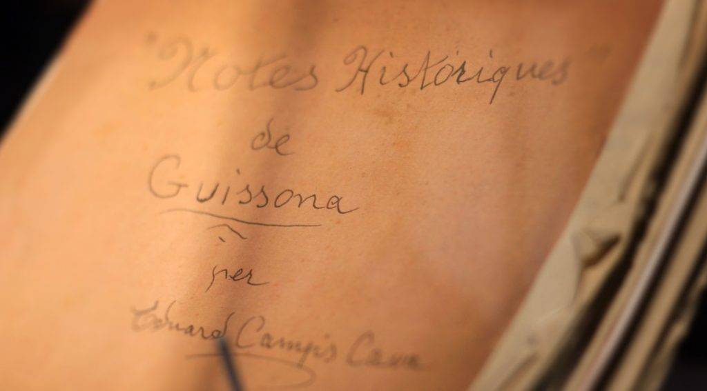Notes històriques Museu Guissona Eduard Camps i Cava